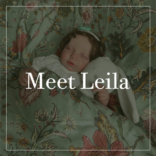 Leila is one of the best-selling Kaydora lifelike baby dolls. She has realistic skin and blood vessel. 