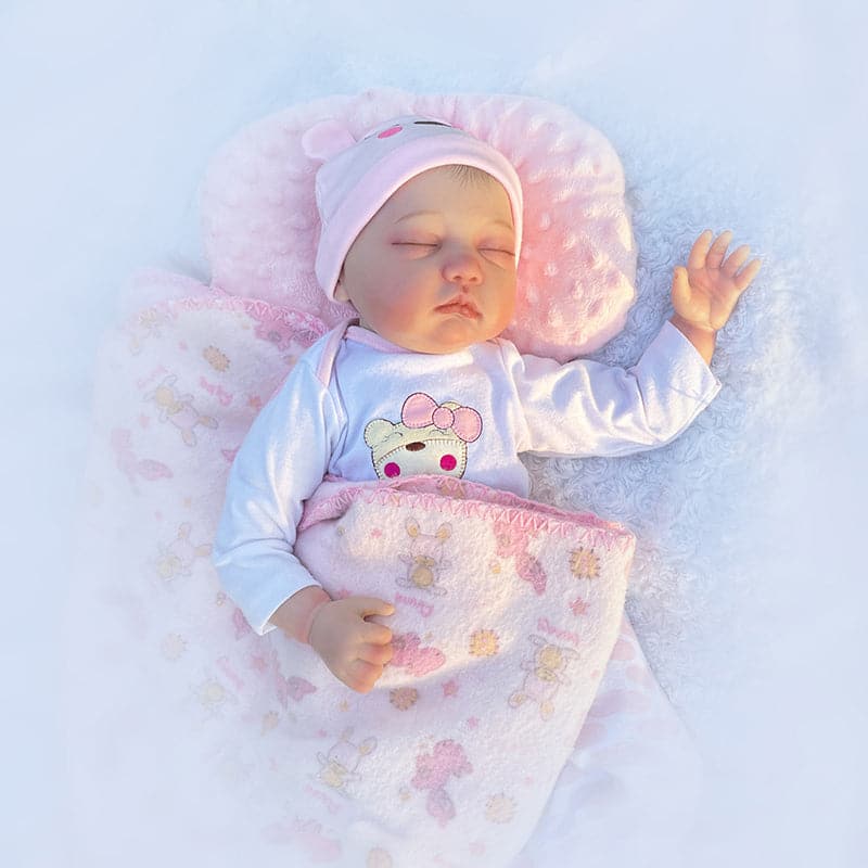 Evie Doll is one of the most popular and best-selling dolls in Kaydora. She has hand-painted hair and skin, as well as hand-rooted skin. All of these lifelike features make her so real and lifelike that many people see her as a real human baby.