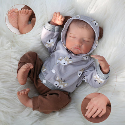 Kaydora Squirrel Romper Set 18'' Realistic Baby Doll - Levi