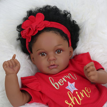 For a perfect reborn baby doll with a favorable price, choose Kaydora lifelike baby doll Nala. She has the realistic features including hand-rooted hair and eyelashes, hand-painted skin and lips. All these features make her so lifelike that many people see her as a human girl