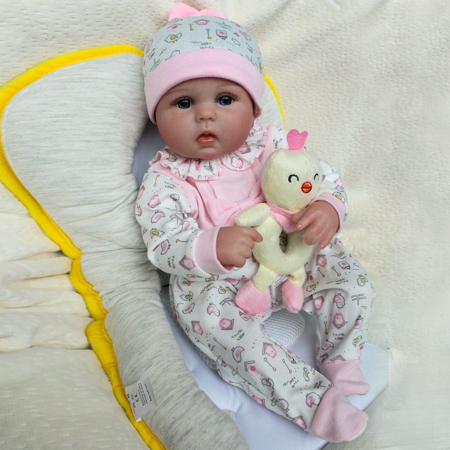 Kaydora Pink Chick Bodysuit 16'' Realistic Baby Doll - Emily